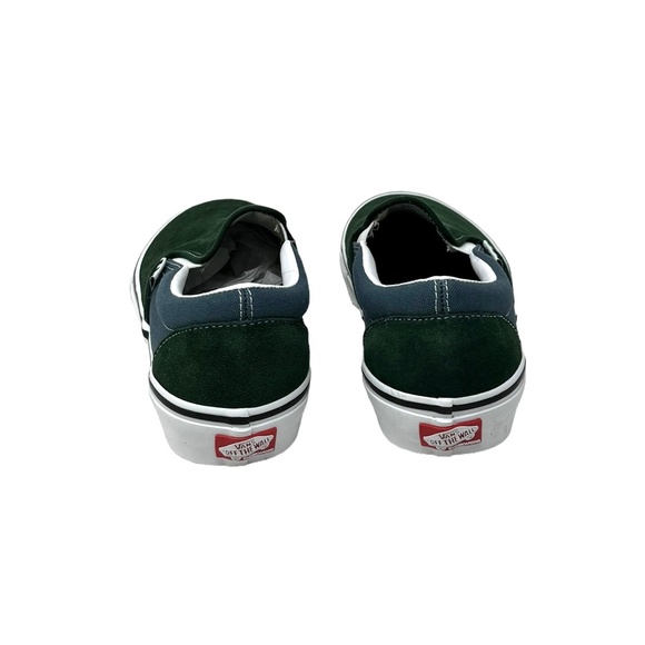 VANS Skate Slip On Shoe Suede Canvas Green Women's Size Sneakers Low VN0A5FCABD6 - Picture 6 of 9